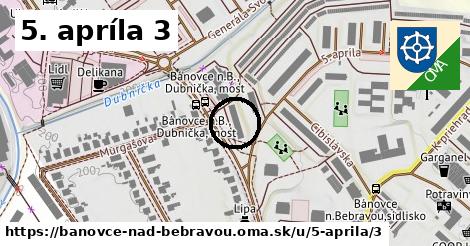 5. apríla 3, Bánovce nad Bebravou