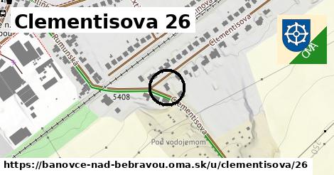 Clementisova 26, Bánovce nad Bebravou