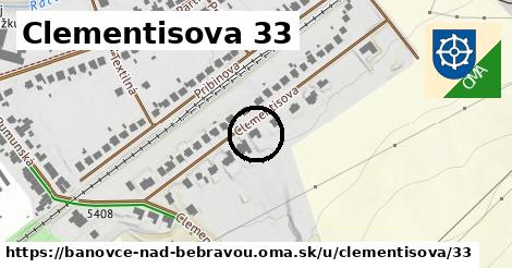 Clementisova 33, Bánovce nad Bebravou