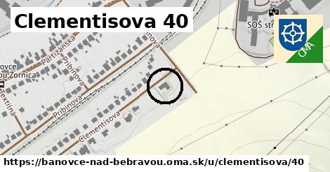 Clementisova 40, Bánovce nad Bebravou