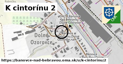 K cintorínu 2, Bánovce nad Bebravou