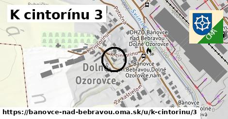 K cintorínu 3, Bánovce nad Bebravou