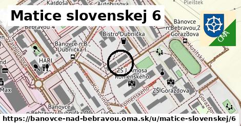 Matice slovenskej 6, Bánovce nad Bebravou