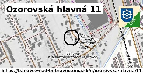 Ozorovská hlavná 11, Bánovce nad Bebravou