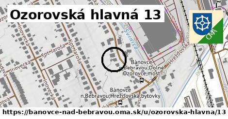 Ozorovská hlavná 13, Bánovce nad Bebravou