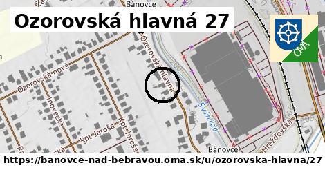 Ozorovská hlavná 27, Bánovce nad Bebravou