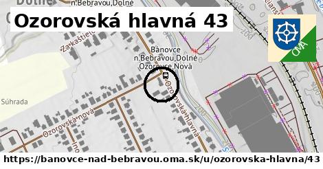 Ozorovská hlavná 43, Bánovce nad Bebravou