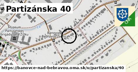 Partizánska 40, Bánovce nad Bebravou