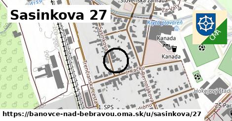 Sasinkova 27, Bánovce nad Bebravou