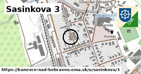 Sasinkova 3, Bánovce nad Bebravou