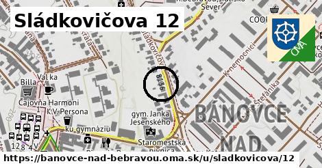 Sládkovičova 12, Bánovce nad Bebravou