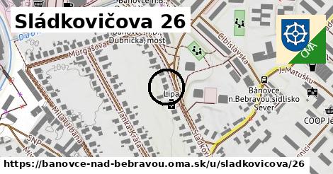 Sládkovičova 26, Bánovce nad Bebravou