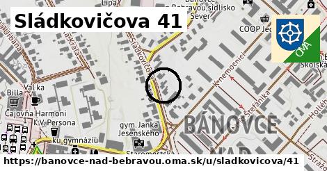 Sládkovičova 41, Bánovce nad Bebravou