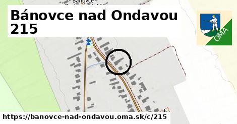 Bánovce nad Ondavou <span class="supisne">215</span>