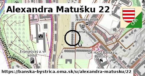 Alexandra Matušku 22, Banská Bystrica