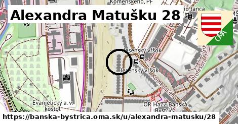 Alexandra Matušku 28, Banská Bystrica