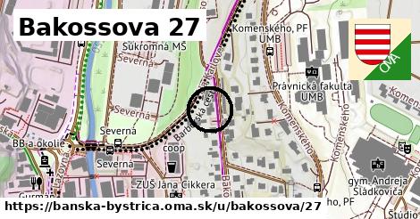 Bakossova 27, Banská Bystrica