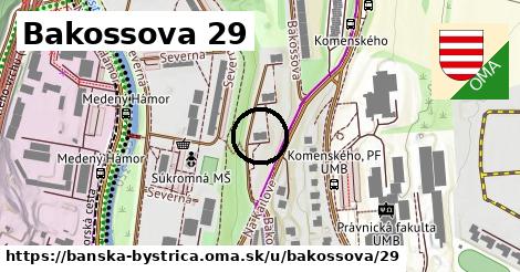 Bakossova 29, Banská Bystrica