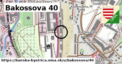Bakossova 40, Banská Bystrica