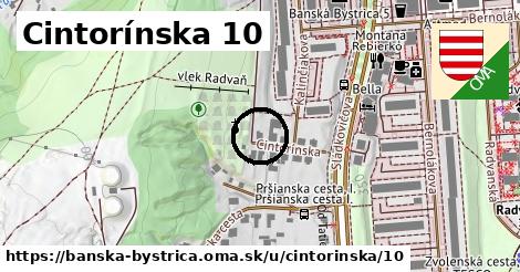 Cintorínska 10, Banská Bystrica