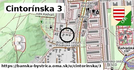 Cintorínska 3, Banská Bystrica