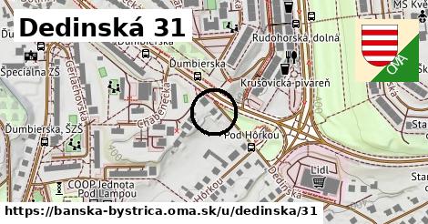 Dedinská 31, Banská Bystrica