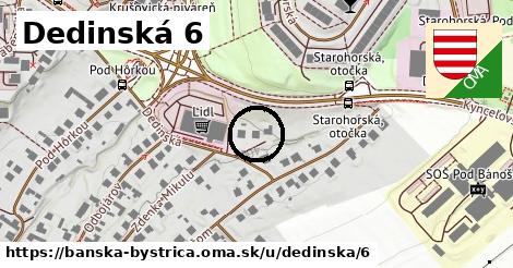 Dedinská 6, Banská Bystrica