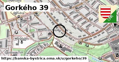 Gorkého 39, Banská Bystrica