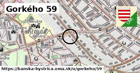 Gorkého 59, Banská Bystrica