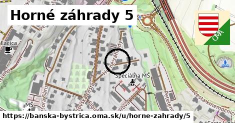 Horné záhrady 5, Banská Bystrica