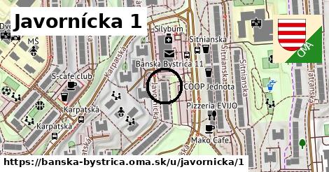 Javornícka 1, Banská Bystrica