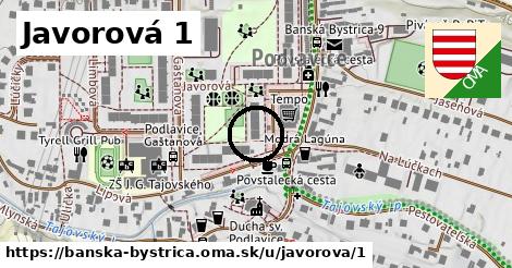 Javorová 1, Banská Bystrica