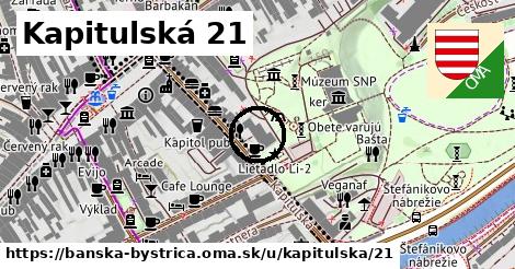 Kapitulská 21, Banská Bystrica