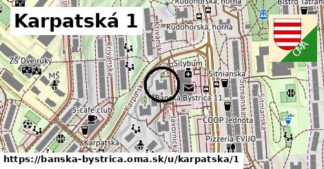 Karpatská 1, Banská Bystrica