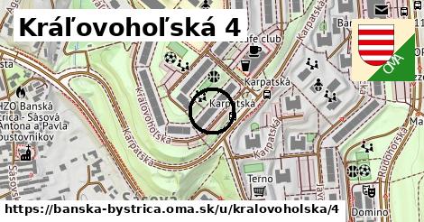 Kráľovohoľská 4, Banská Bystrica