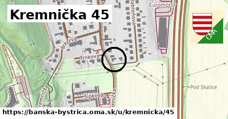 Kremnička 45, Banská Bystrica