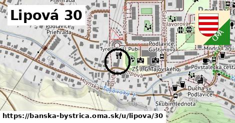 Lipová 30, Banská Bystrica