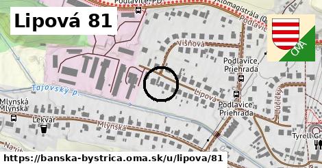 Lipová 81, Banská Bystrica