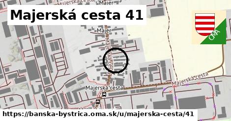 Majerská cesta 41, Banská Bystrica