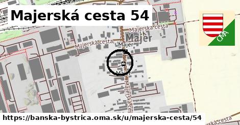 Majerská cesta 54, Banská Bystrica