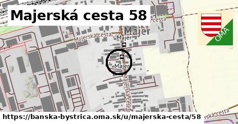 Majerská cesta 58, Banská Bystrica