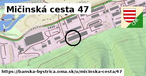 Mičinská cesta 47, Banská Bystrica