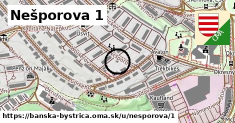 Nešporova 1, Banská Bystrica