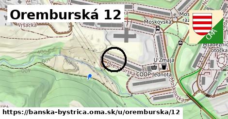 Oremburská 12, Banská Bystrica