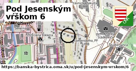 Pod Jesenským vŕškom 6, Banská Bystrica