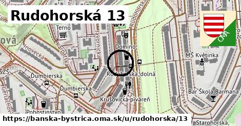 Rudohorská 13, Banská Bystrica