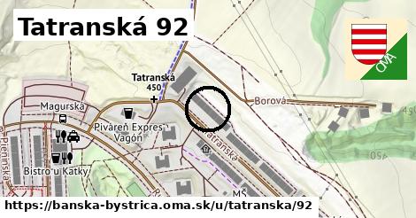 Tatranská 92, Banská Bystrica