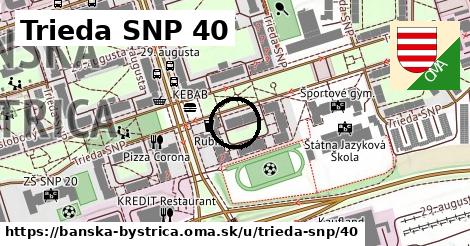 Trieda SNP 40, Banská Bystrica