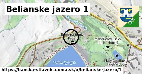 Belianske jazero 1, Banská Štiavnica