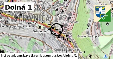 Dolná 1, Banská Štiavnica